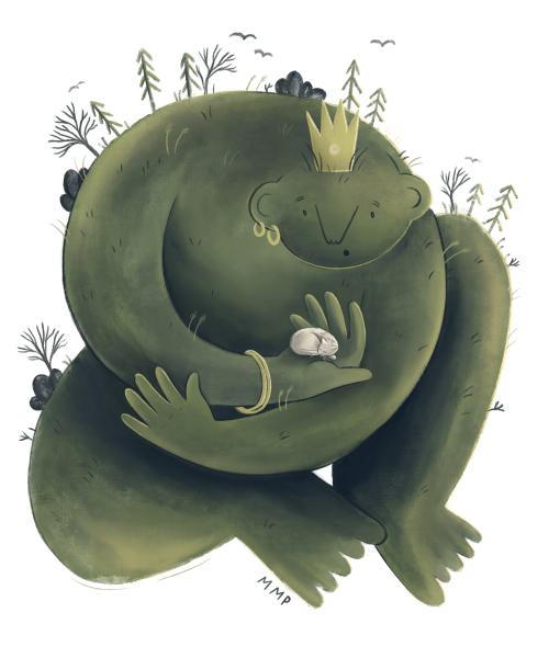 &bdquo;Gentle Giant&ldquo; &ndash; Illustration von Marie Moka-Petersen
